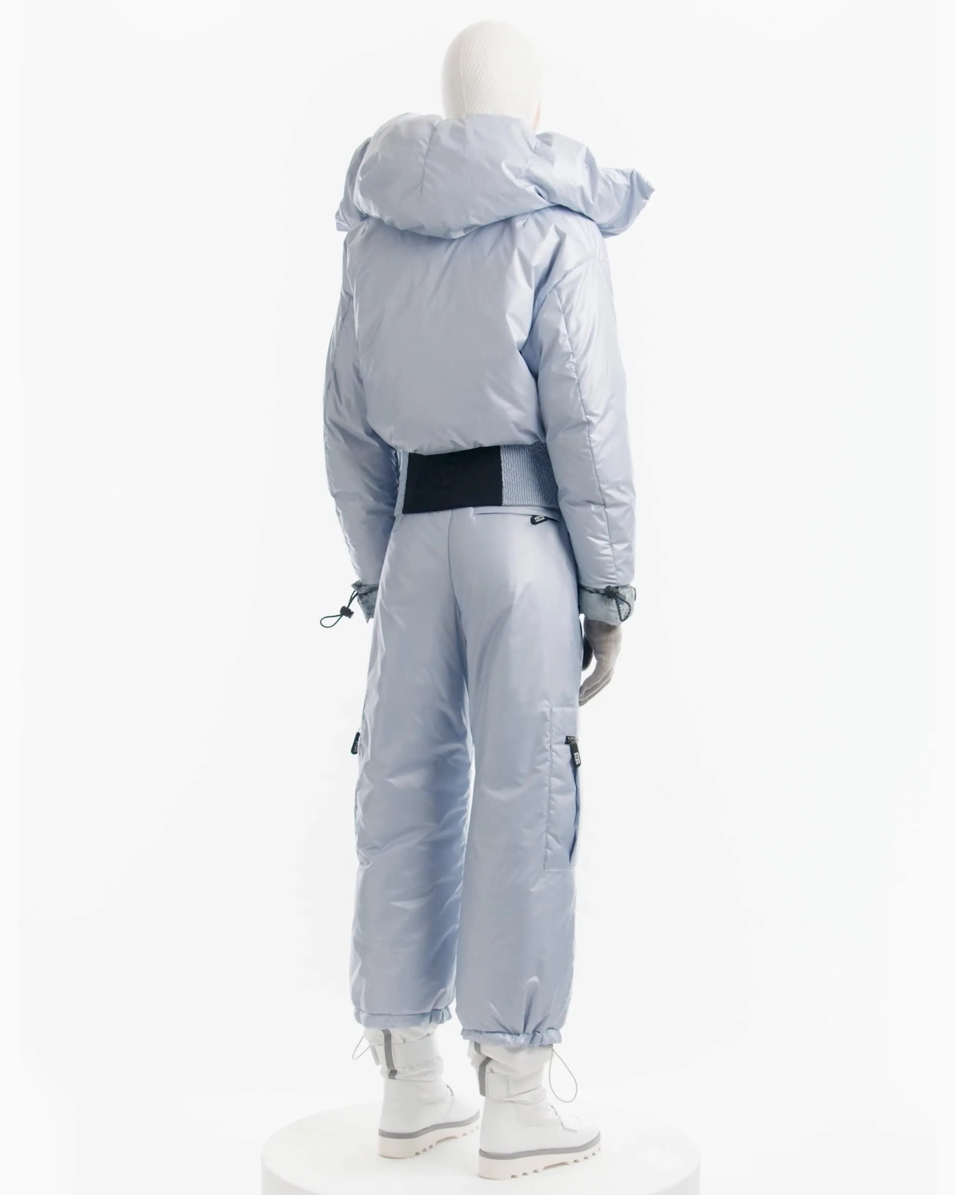 Giorgio Armani Neve padded jacket in pearlescent fabric