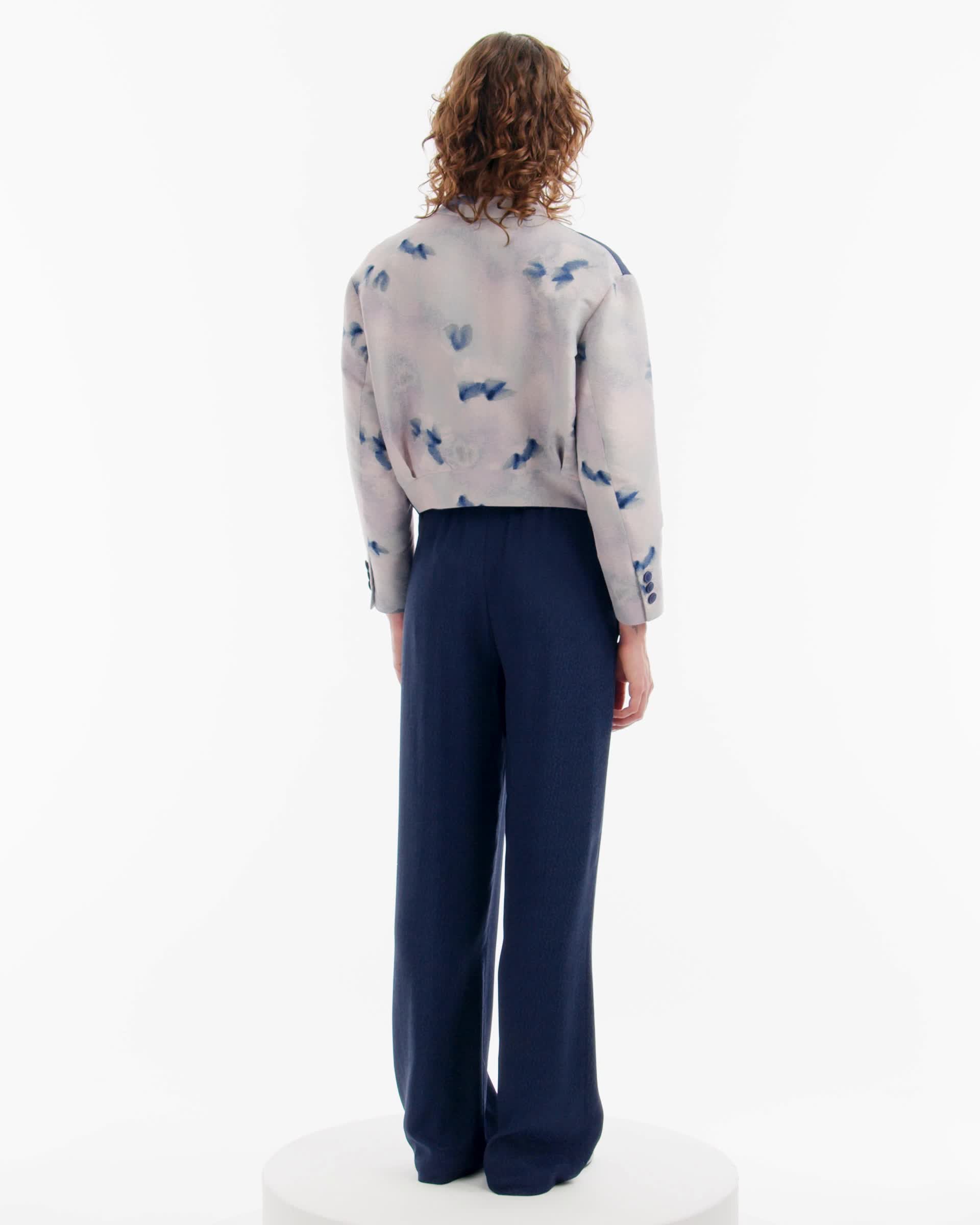 パンツ EMPORIO ARMANI Woman Pants Blue EW000714AF12691 UB115 Women's Emporio Armani Pants & Leggings | Nordstrom