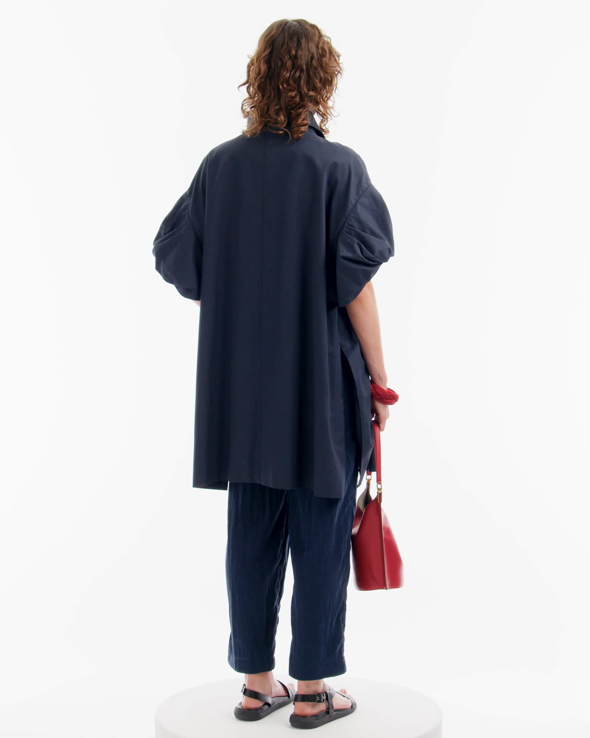 パンツ Giorgio Armani Eco-Viscose E Cupro Trouser With Pinces Eco-viscose e cupro trouser with pinces GIORGIO ARMANI