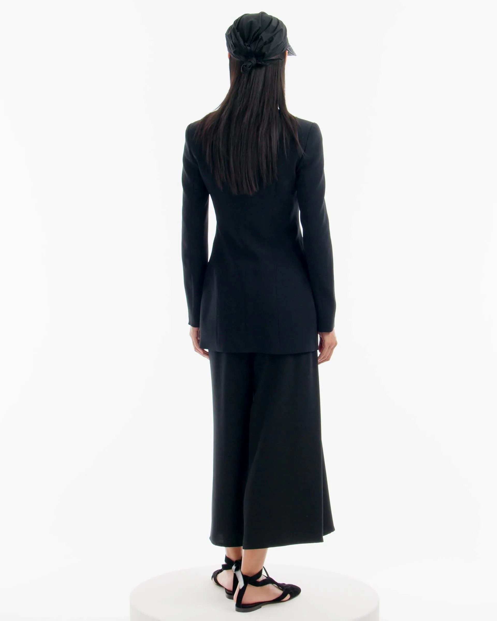 Single-breasted blazer in envers satin | Emporio Armani