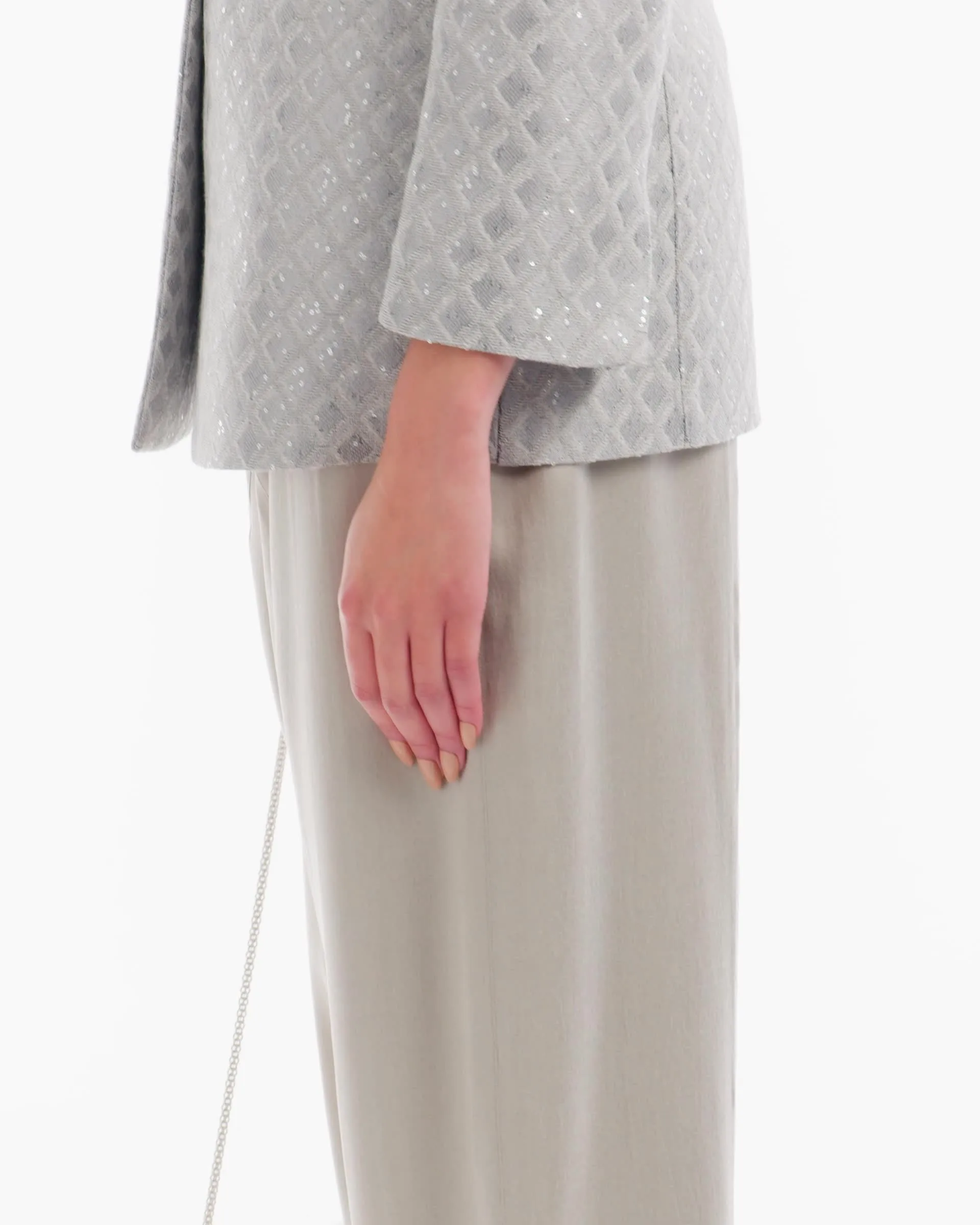 パンツ Giorgio Armani Eco-Viscose E Cupro Trouser With Pinces Eco-viscose e cupro trouser with pinces GIORGIO ARMANI