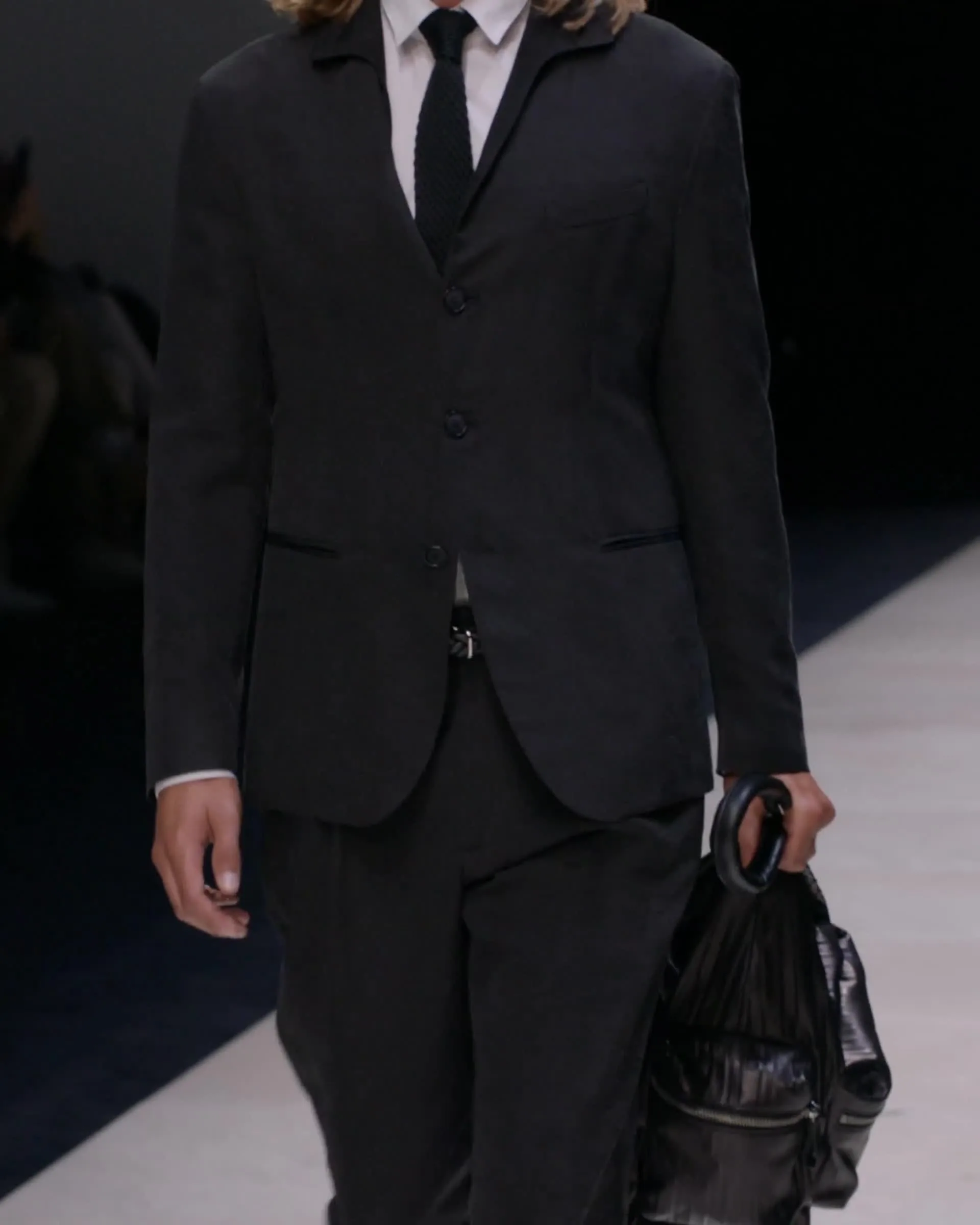 シングルタックパンツ ウォッシュドシルク | Giorgio Armani