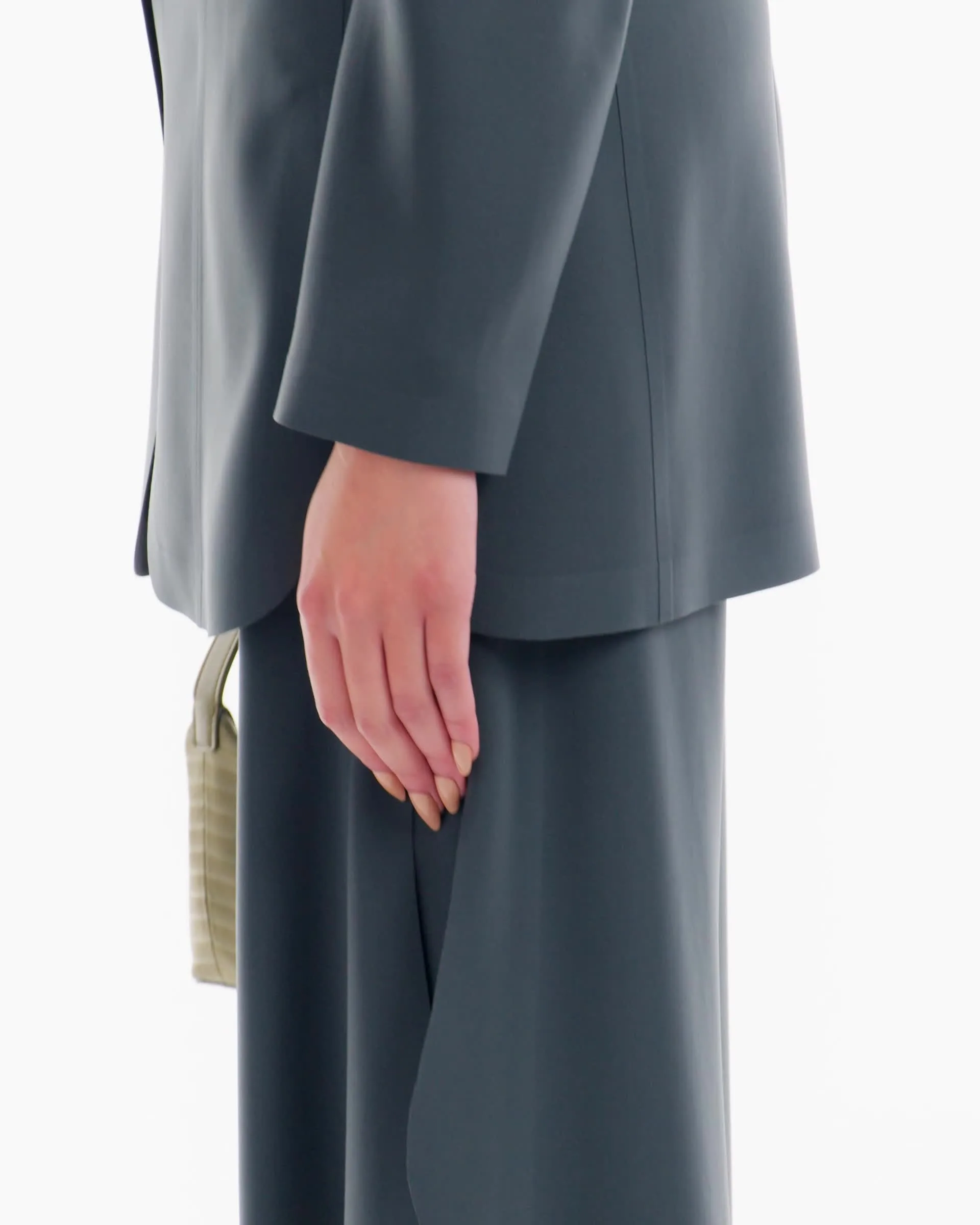 GIORGIO ARMANI テクニカルキャディ ロングジャケット Long jacket in technical cady | Giorgio Armani