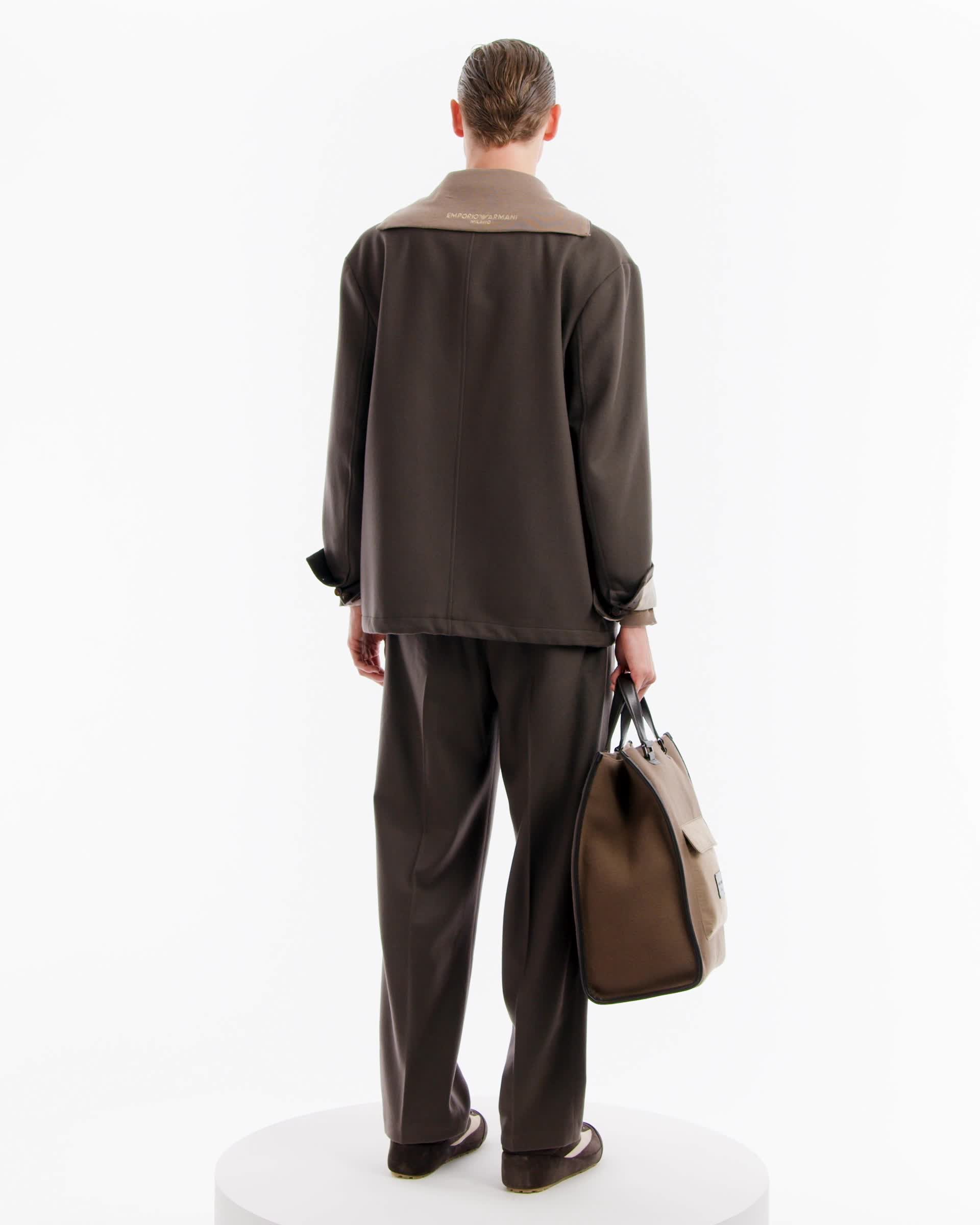極美品【エンポリオアルマーニ】綿100%ウォッシャブル ニットセーターXL ARMANI COLLEZIONI アルマーニ ニット セーター メンズ vネック