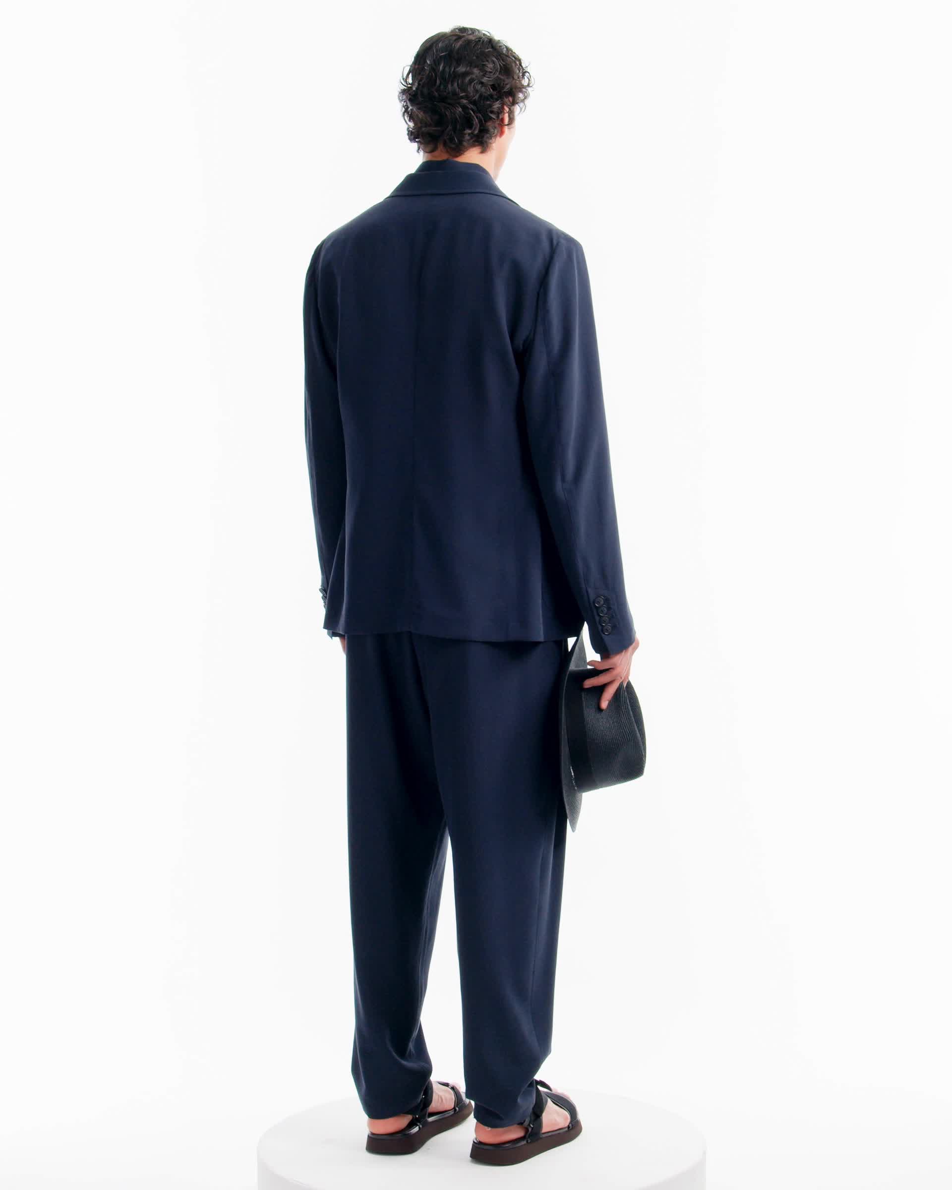 【美品】GIORGIO ARMANI☆スーツ☆黒タグ☆シルク混☆グレージュ☆3B undefined