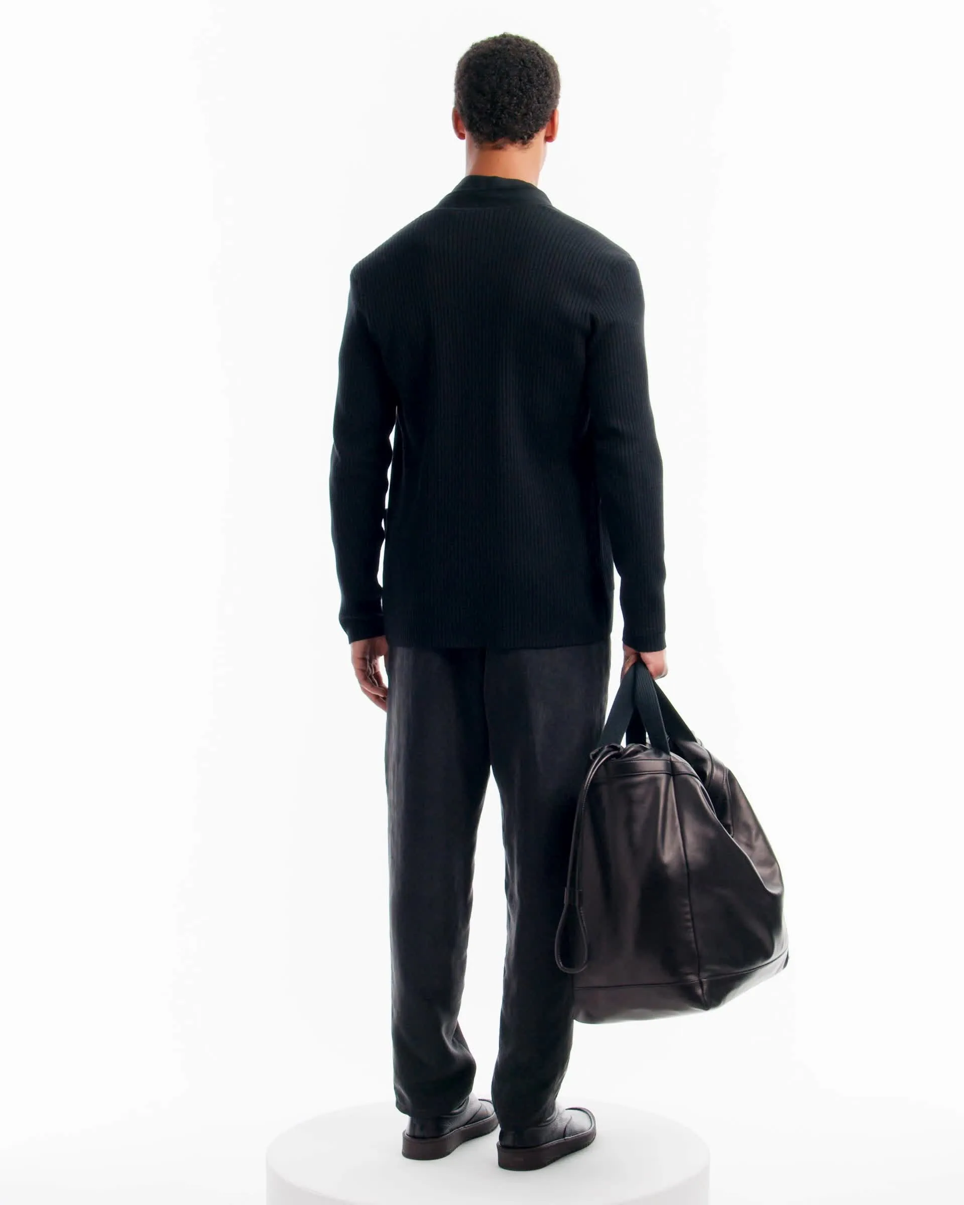 ★カシミヤ混 XLサイズ★ GIORGIO ARMANI ニット テーラード 紺 極美品】EMPORIO ARMANI ニット テーラードジャケット ネイビー