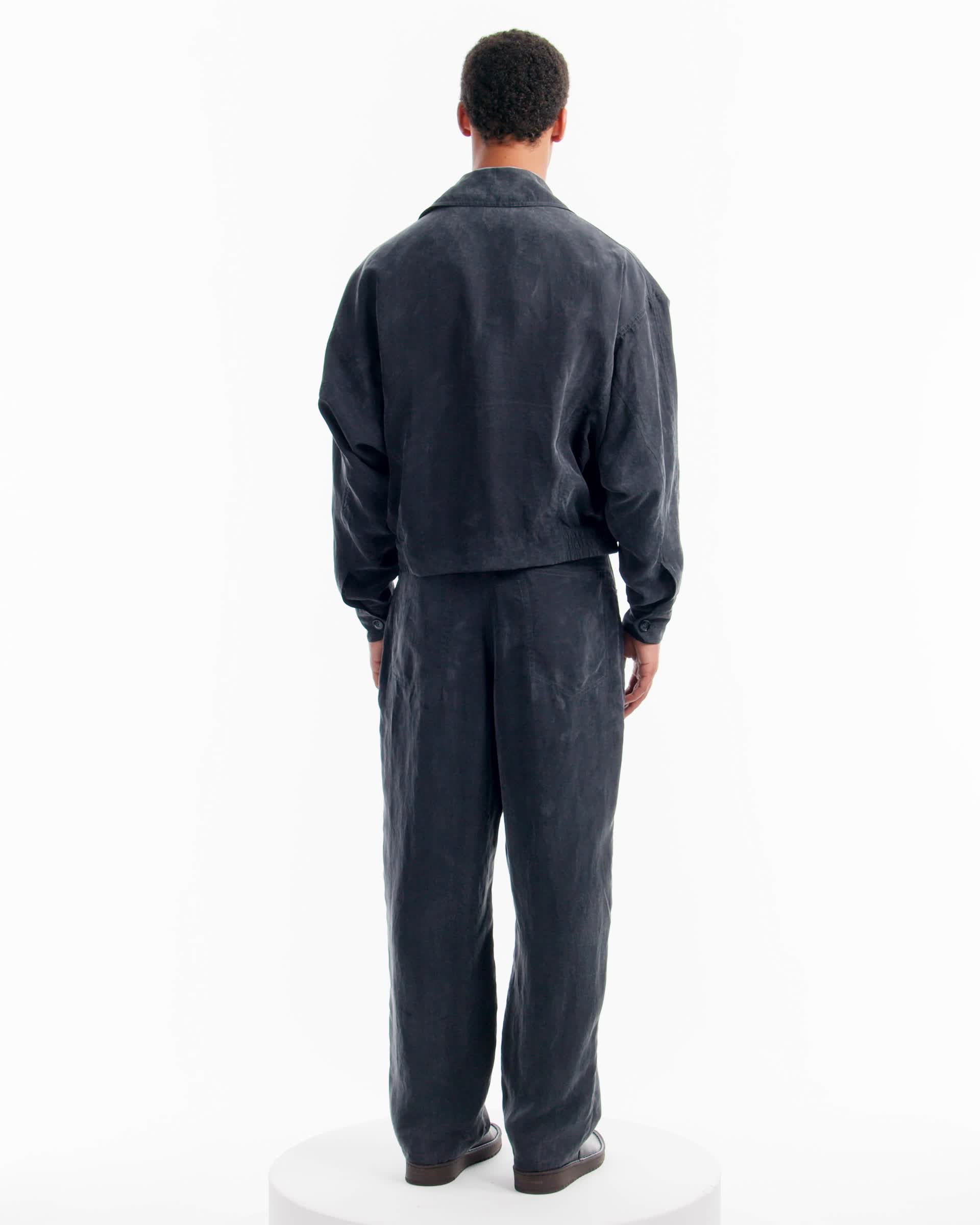 GIORGIO ARMANI GW000707AF15594U8070 関税送料込 Silk canvas shirt | Giorgio Armani