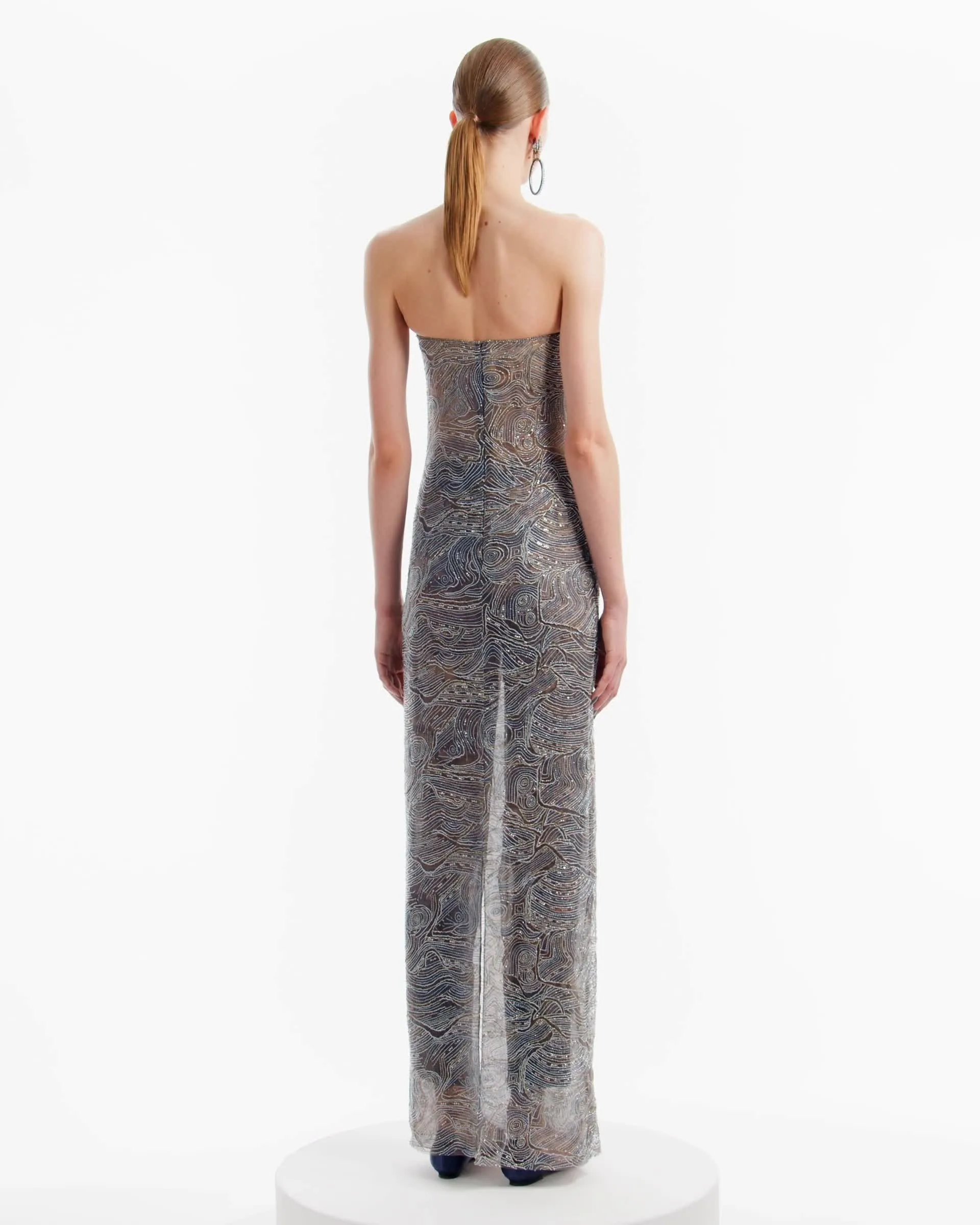 オールインワン・サロペット Giorgio Armani Maxi Dress With Draped Front Giorgio Armani Floral Silk Long-Sleeve Maxi Dress | Saks