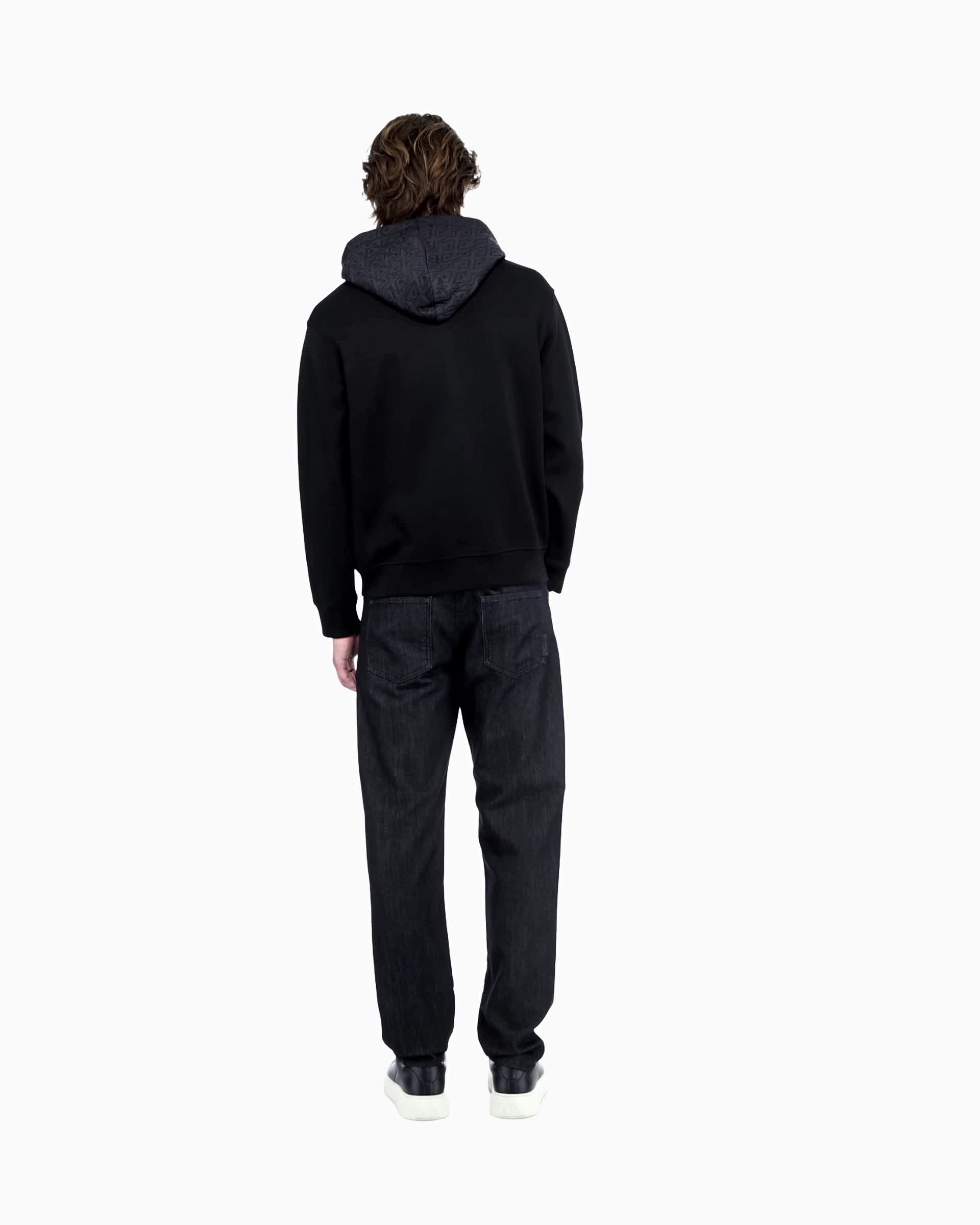 E of D ブラック フード付きスウェット Lサイズ black-label-fw24-14410750-s-